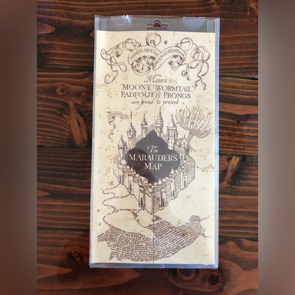LIKE NEW UNIVERSAL Harry Potter Marauders Map